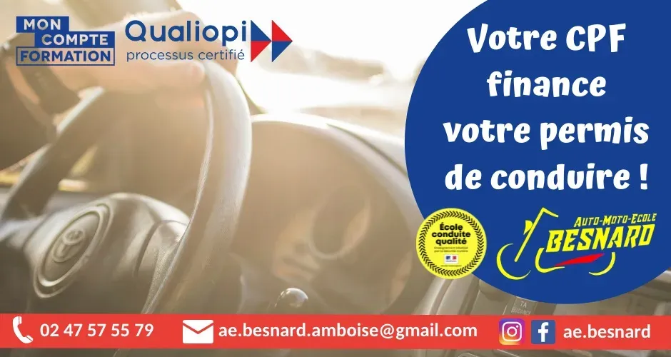 Votre CPF finance votre permis de conduire !